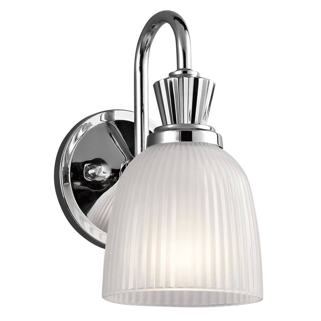 

Настенный светильник Cora, полированный хром, стекло, светодиод Elstead Lighting