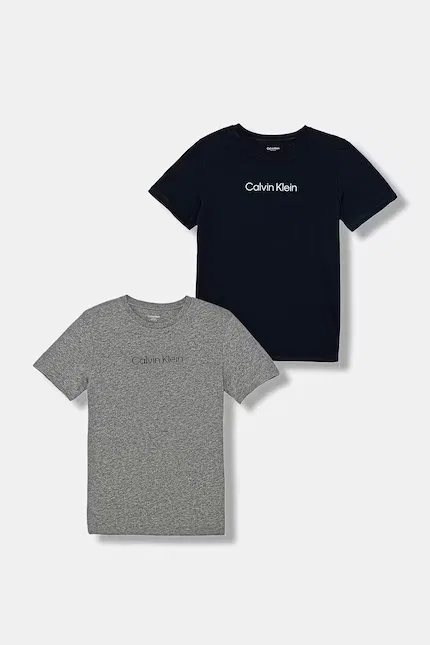 Футболка базовая 2 шт Calvin Klein Underwear, серый