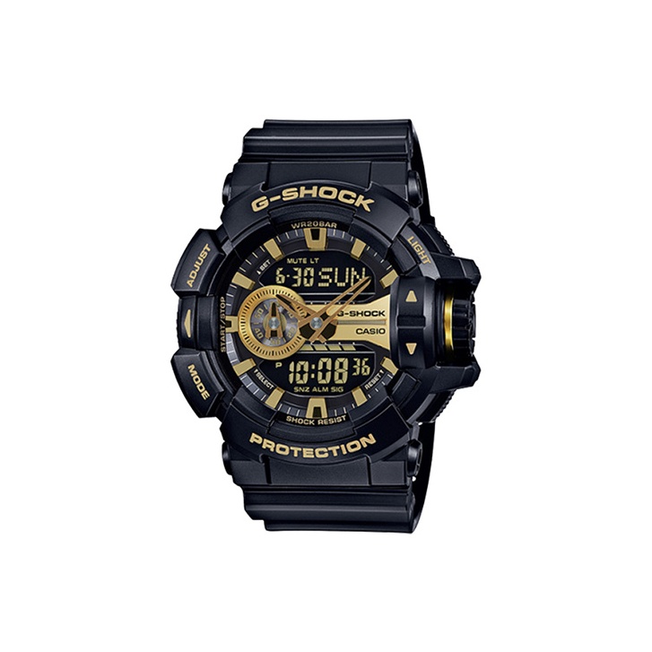 

CASIO Часы Men Liquid Crystal/Analog Dual Display Series Black Watch GA-400GB-1A9