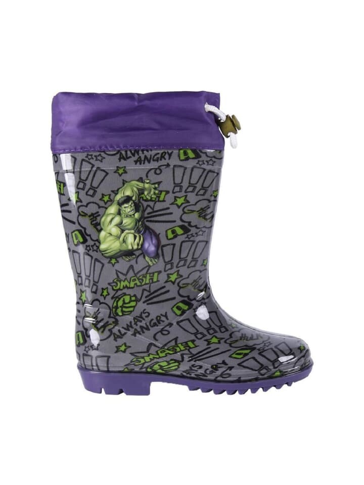 Резиновые сапоги Avengers Regenstiefel Wasserfeste Stiefel Gummistiefel für Kinder, фиолетовый — фото 2