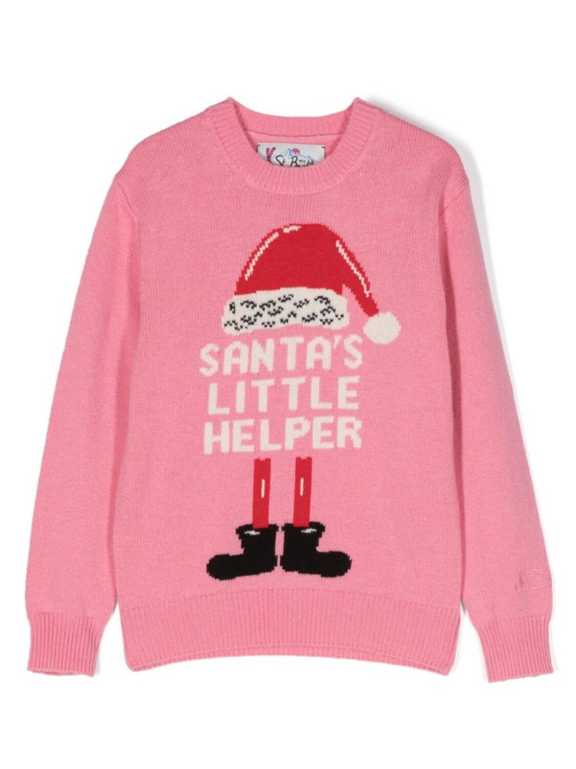

Джемпер Santa's Little Helper MC2 Saint Barth Kids, розовый