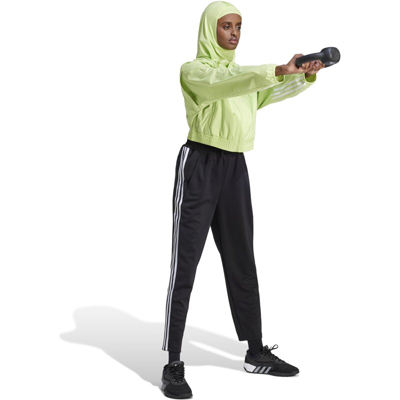 Спортивные брюки Aeroready Train Essentials с тремя полосками Adidas, черный — фото 4