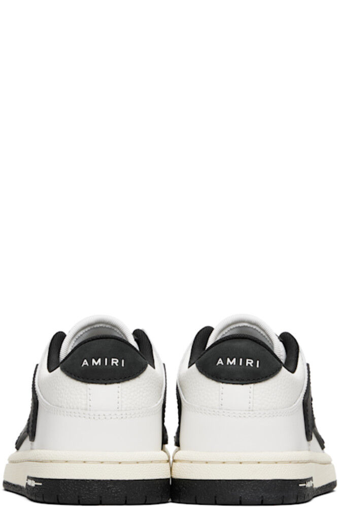 Низкие кеды Skel-Top черного и белого цвета AMIRI — фото 2