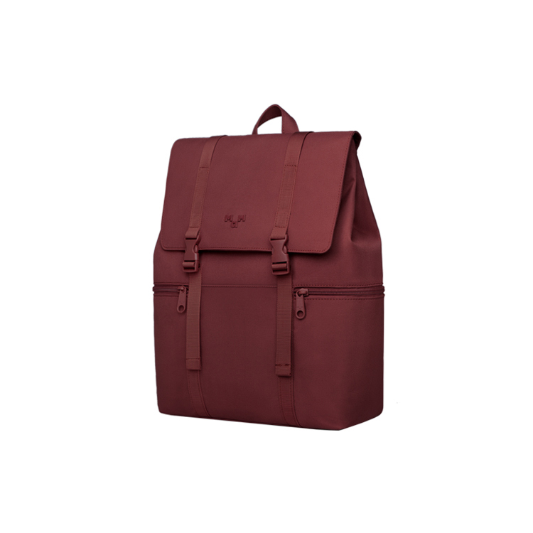 

MAH Полиэстеровый рюкзак средний унисекс черный, Burgundy Medium Size