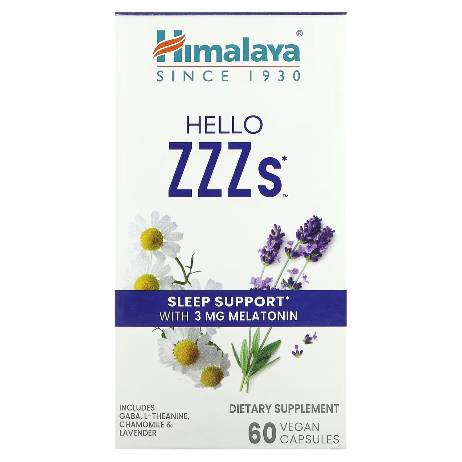 

Добавка Himalaya Hello ZZZs, 60 веганских капсул