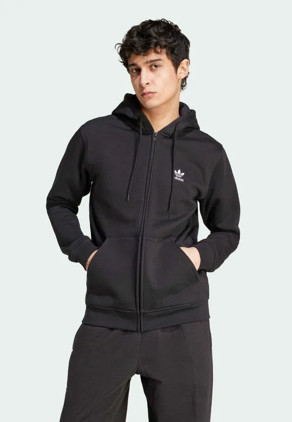 

Толстовка ess fz hd на молнии Adidas Originals, Black, Черный, Толстовка ess fz hd на молнии Adidas Originals, Black