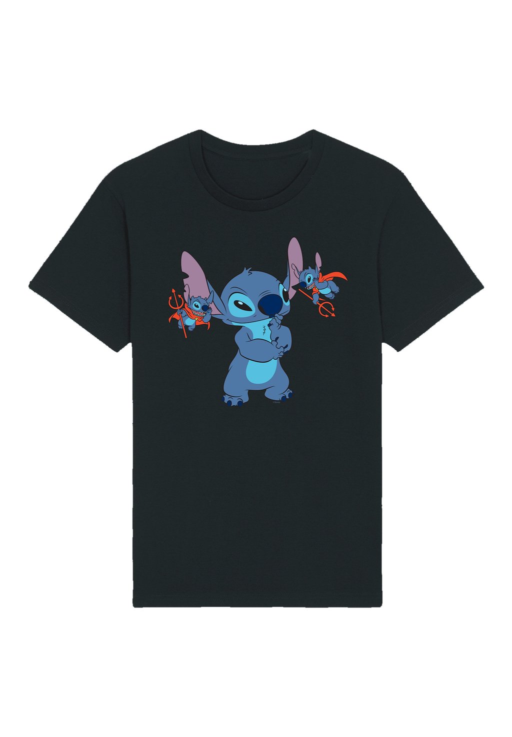 

Футболка с принтом DISNEY LILO UND STITCH LITTLE DEVILS F4NT4STIC, черный