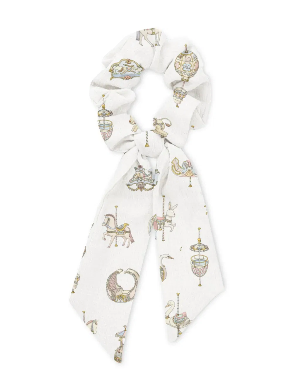 Резинка для волос «Карусель» Atelier Choux, белый