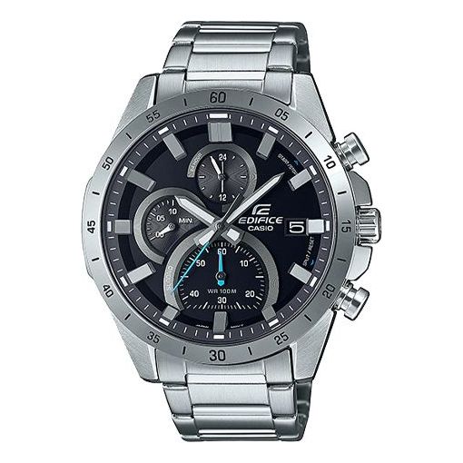 

Часы CASIO EDIFICE Stainless Steel Strap Mens BlackSilver Analog, черный