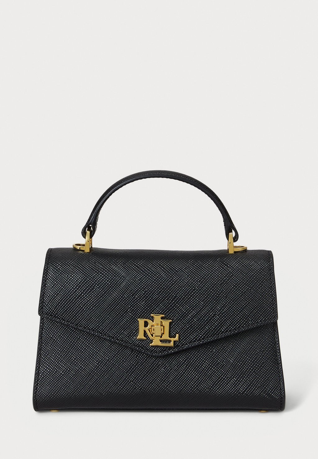 

Сумка CROSSHATCH LEATHER SMALL FARRAH SATCHEL Lauren Ralph Lauren, черный