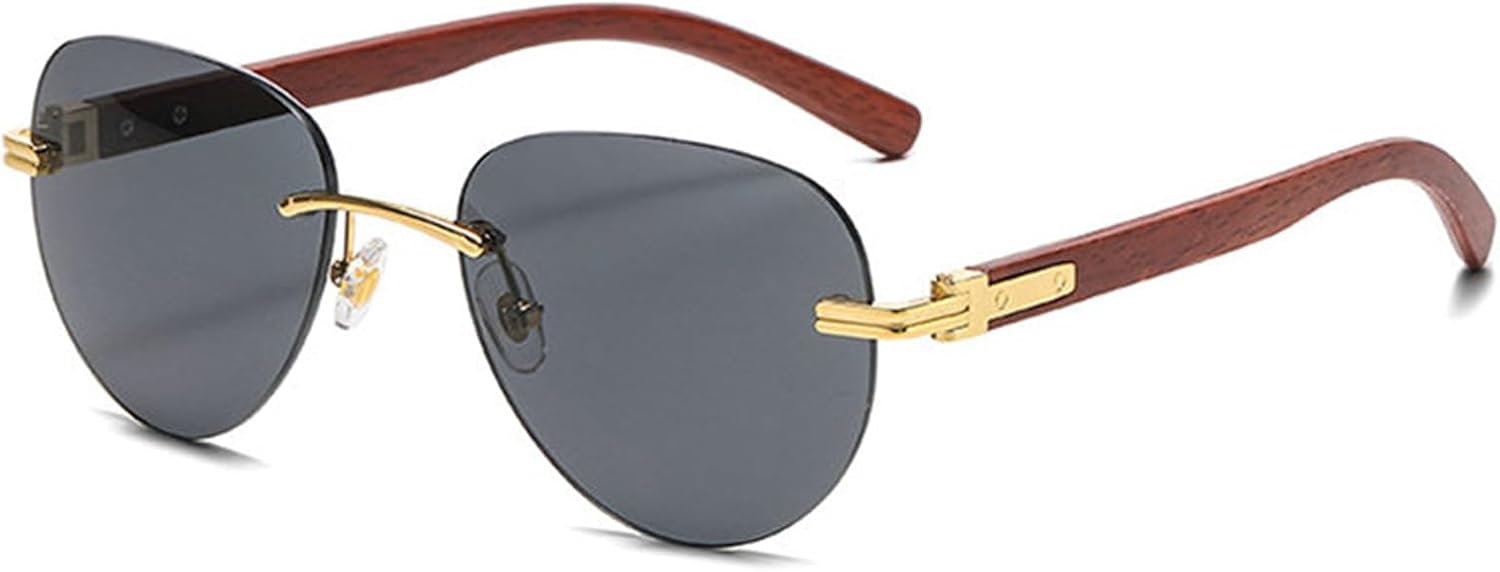 

Солнцезащитные очки Willochra круглые женские модные маленькие овальные солнцезащитные очки в стильной металлической оправе без оправы черные солнцезащитные очки с защитой UV400, C1