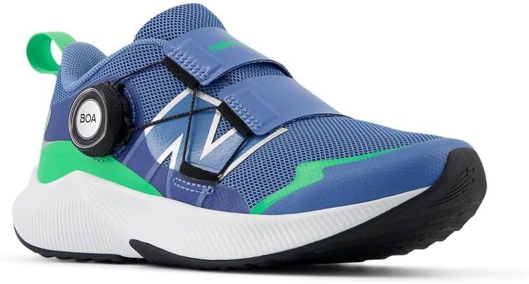 Кроссовки для бега New Balance Kids' DynaSoft Reveal V4 Boa, черный/зеленый/голубой — фото 4