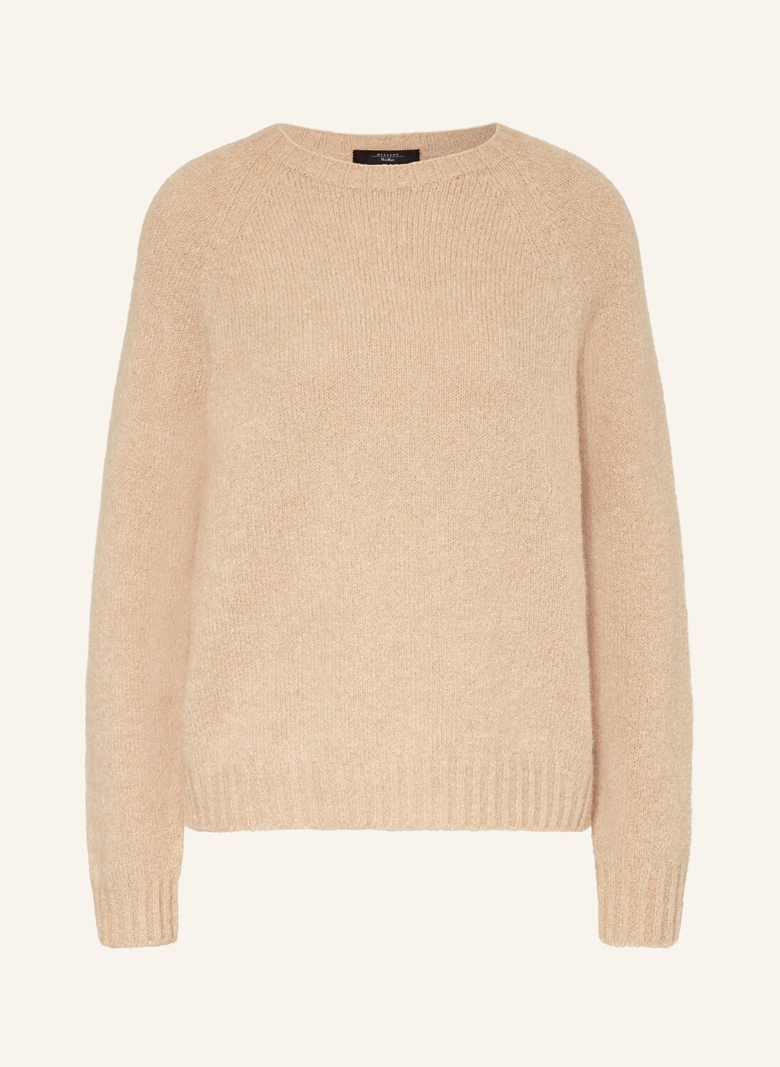 

Свитер гьяччи с альпакой Weekend Max Mara, бежевый