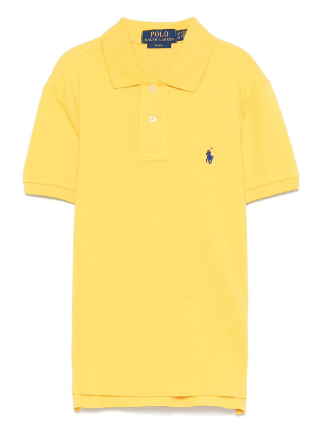 

POLO RALPH LAUREN KIDS рубашка поло с вышивкой Polo Pony, желтый