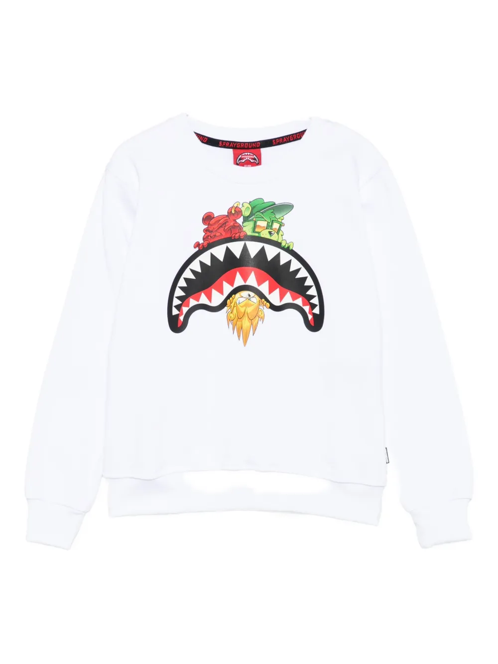 

Свитшот "Акула в Париже" Sprayground Kid, белый