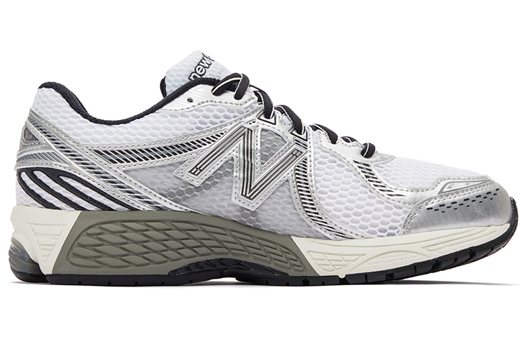 New Balance 860v2 Milky Way Pack Optic White - Silver Gray (в комплекте носки NB*1), цвет Silver Gray (Comes with NB Socks*1) — фото 4