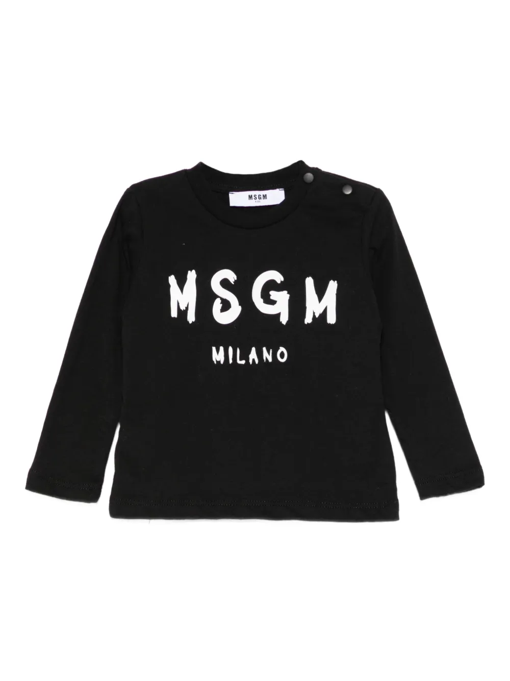 

Футболка с длинными рукавами Msgm Kids, черный