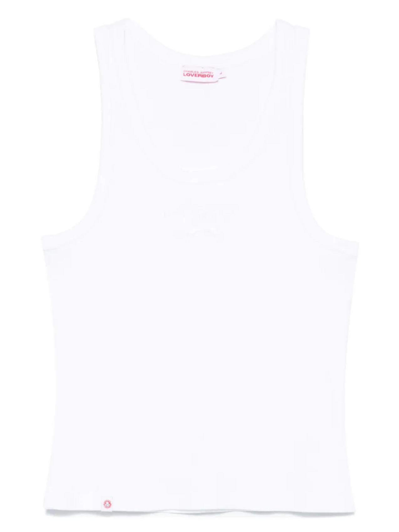 

Майка с вышитым логотипом Charles Jeffrey Loverboy, белый