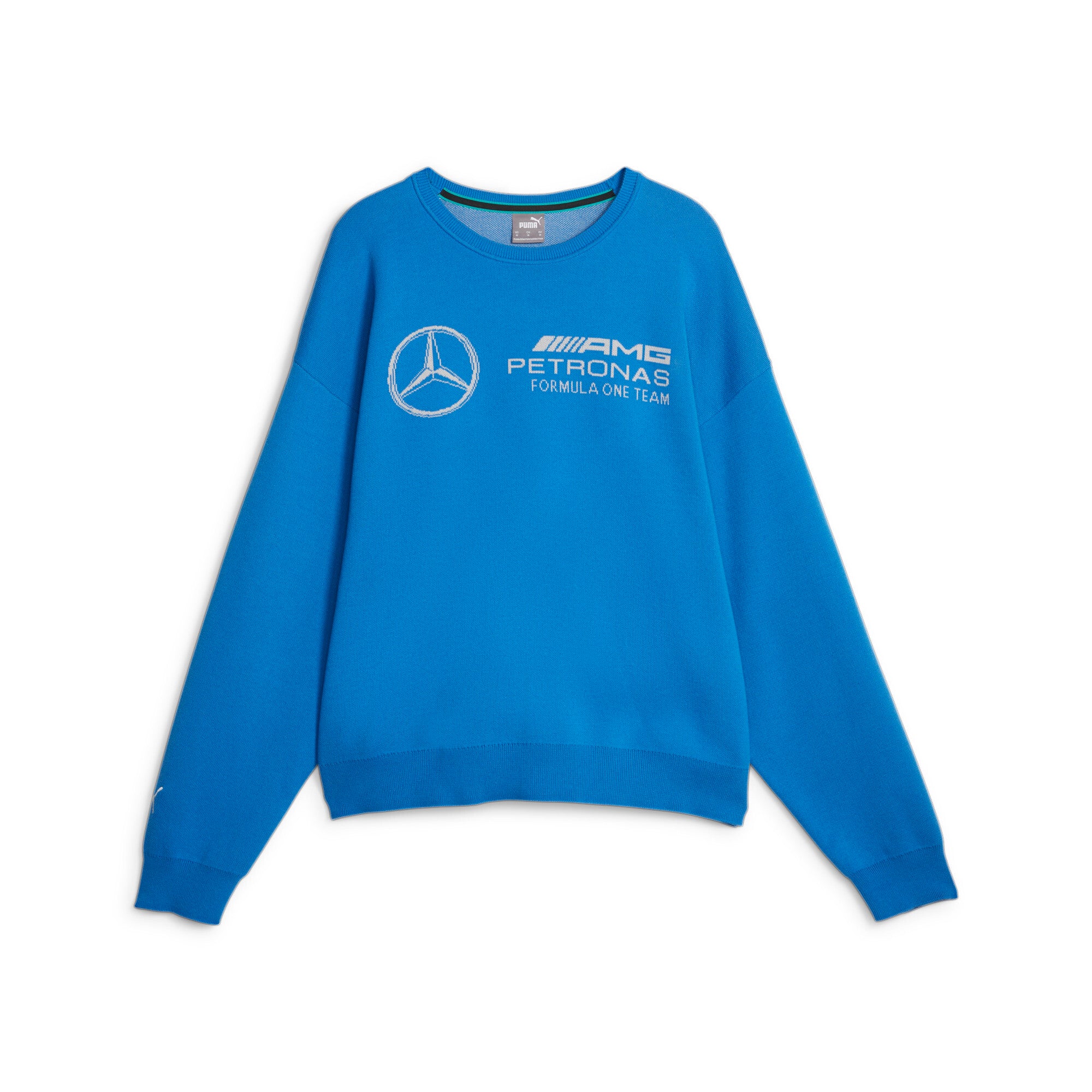 

Мужской вязаный свитер PUMA Mercedes AMG-Petronas F1 Statement Motorsport, цвет Ultra Blue