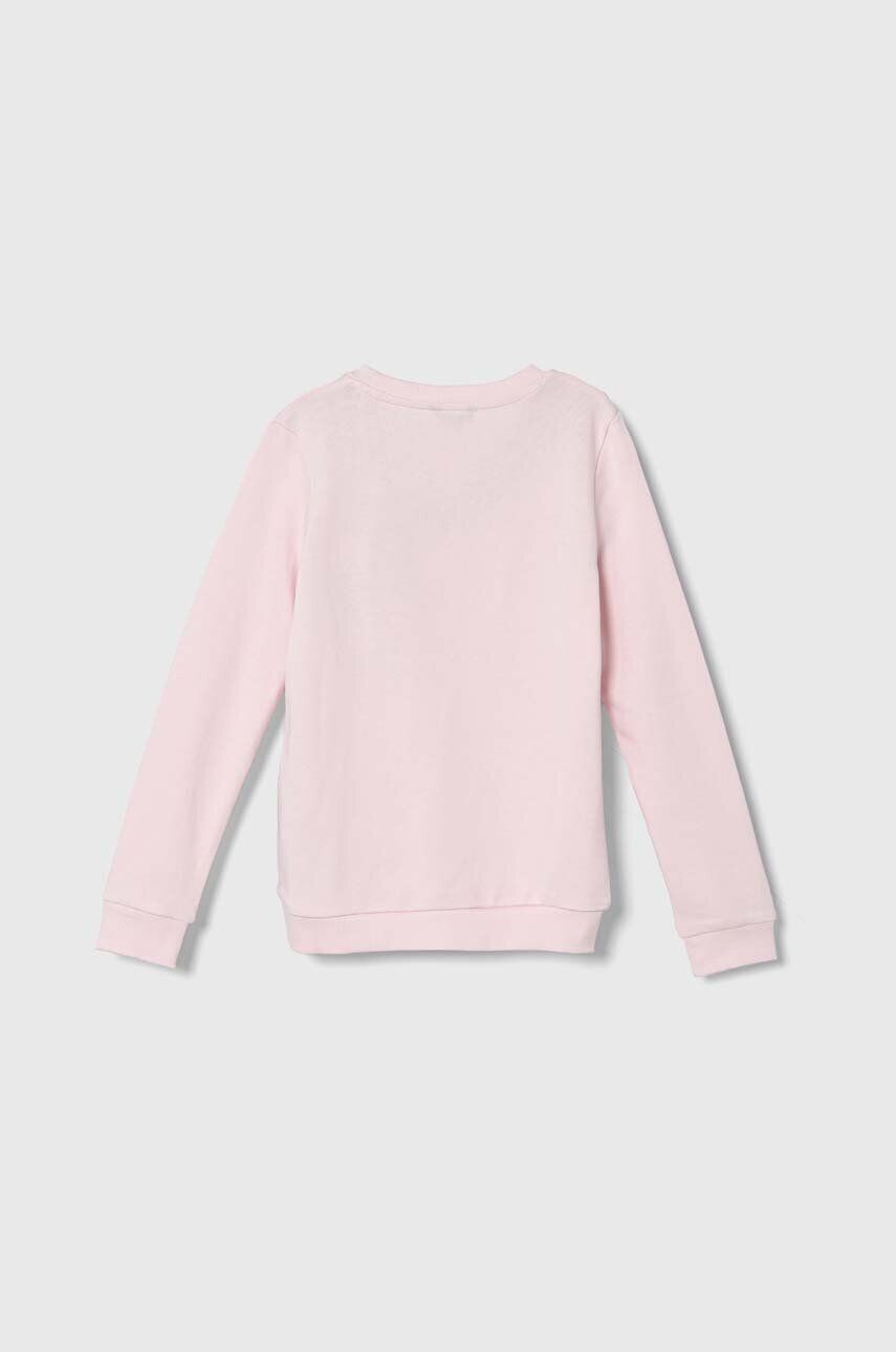 Хлопковая толстовка Guess для мальчика/девочки, розовый — фото 3