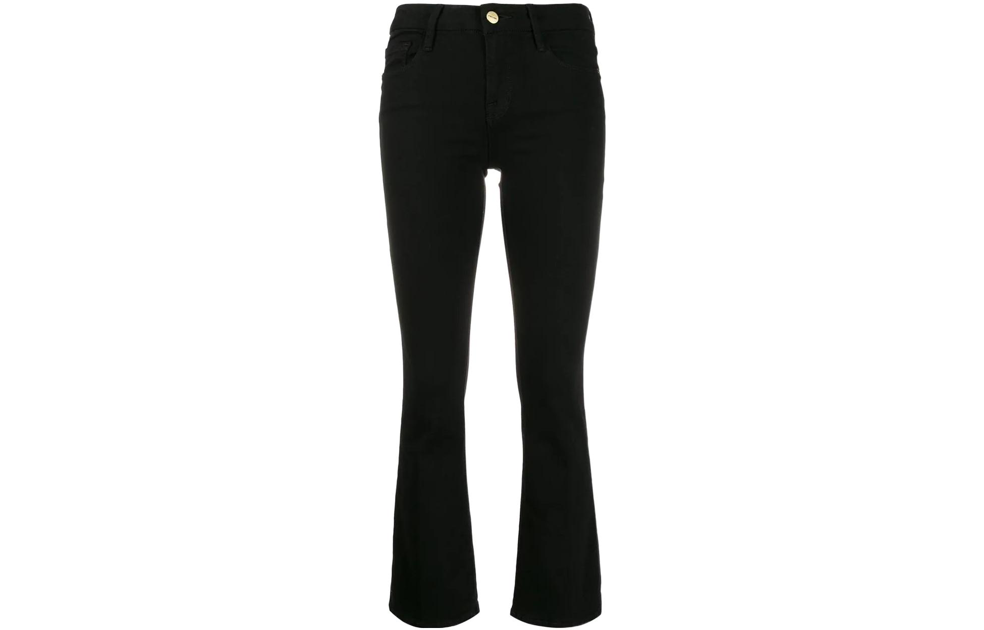 

Облегающие укороченные джинсы FRAME, черный