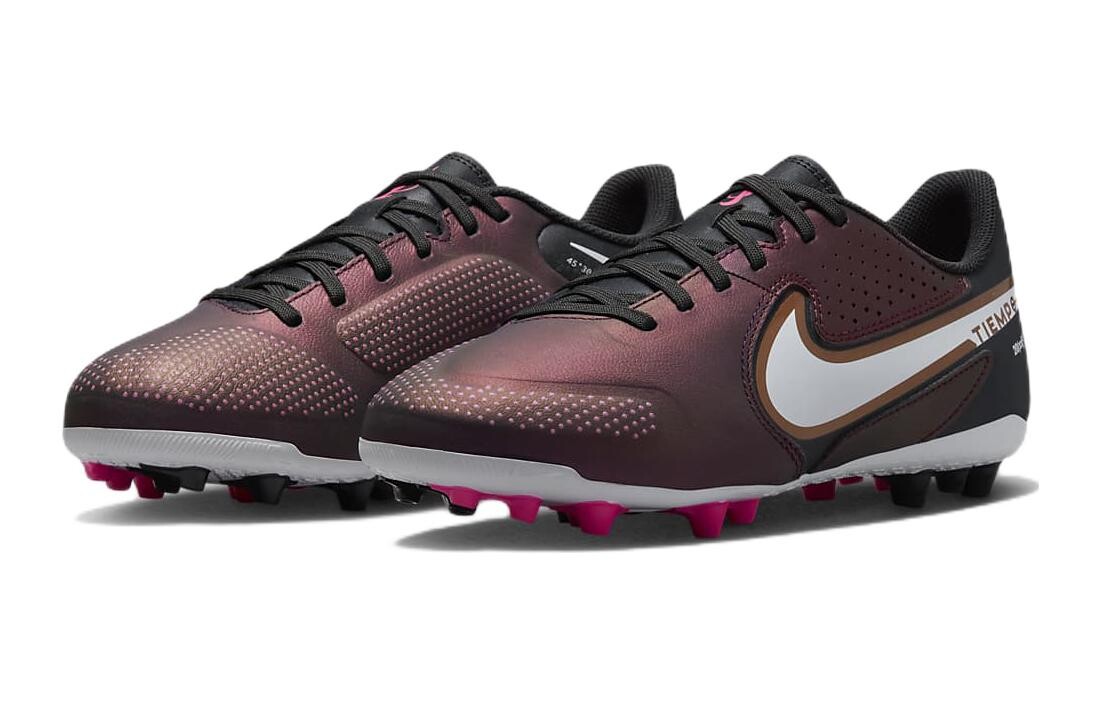 Бутсы Tiempo Legend 9 Academy MG «Burgundy White» GS Nike — фото 3