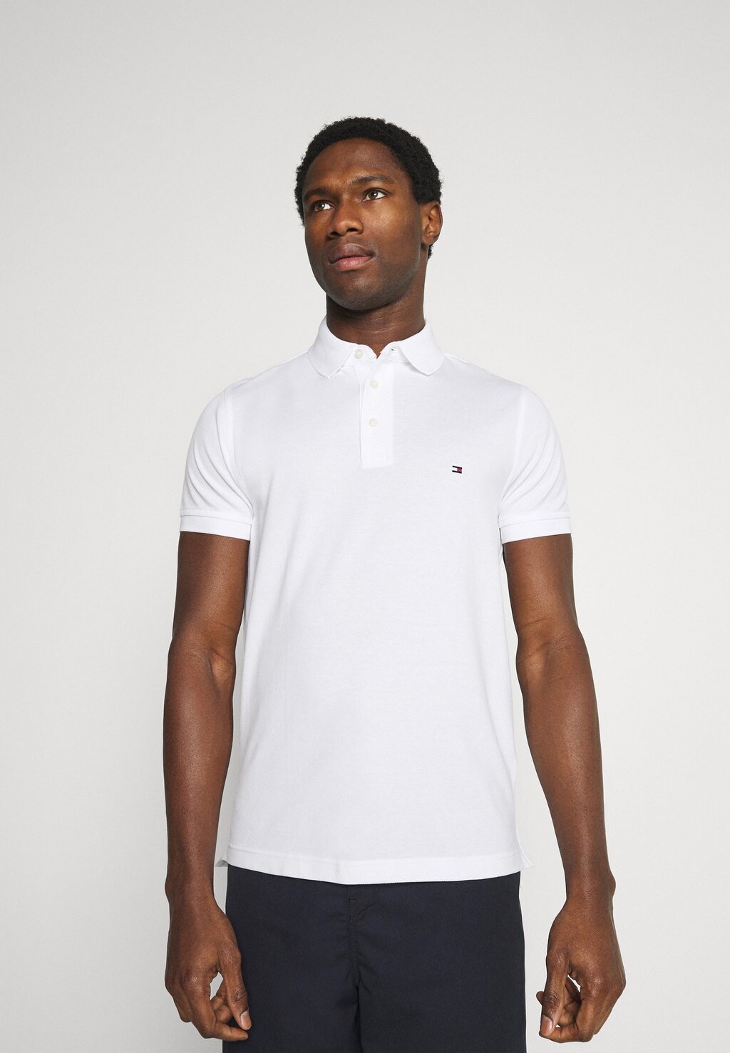 Поло 1985 SLIM Tommy Hilfiger, белый