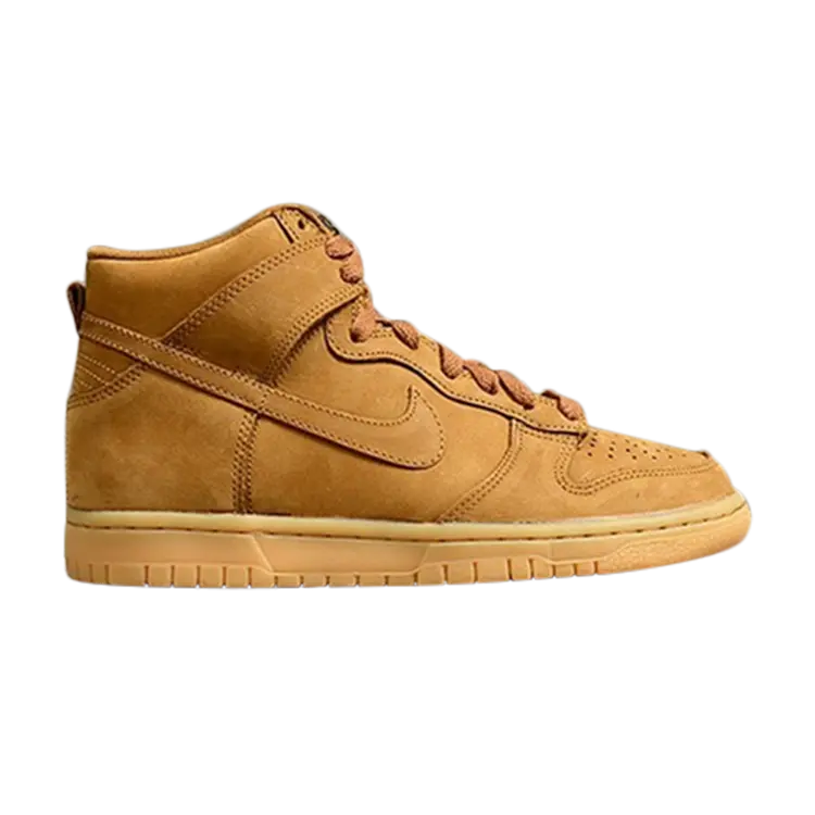 

Кроссовки Nike Dunk High Premium GS 'Flax', коричневый