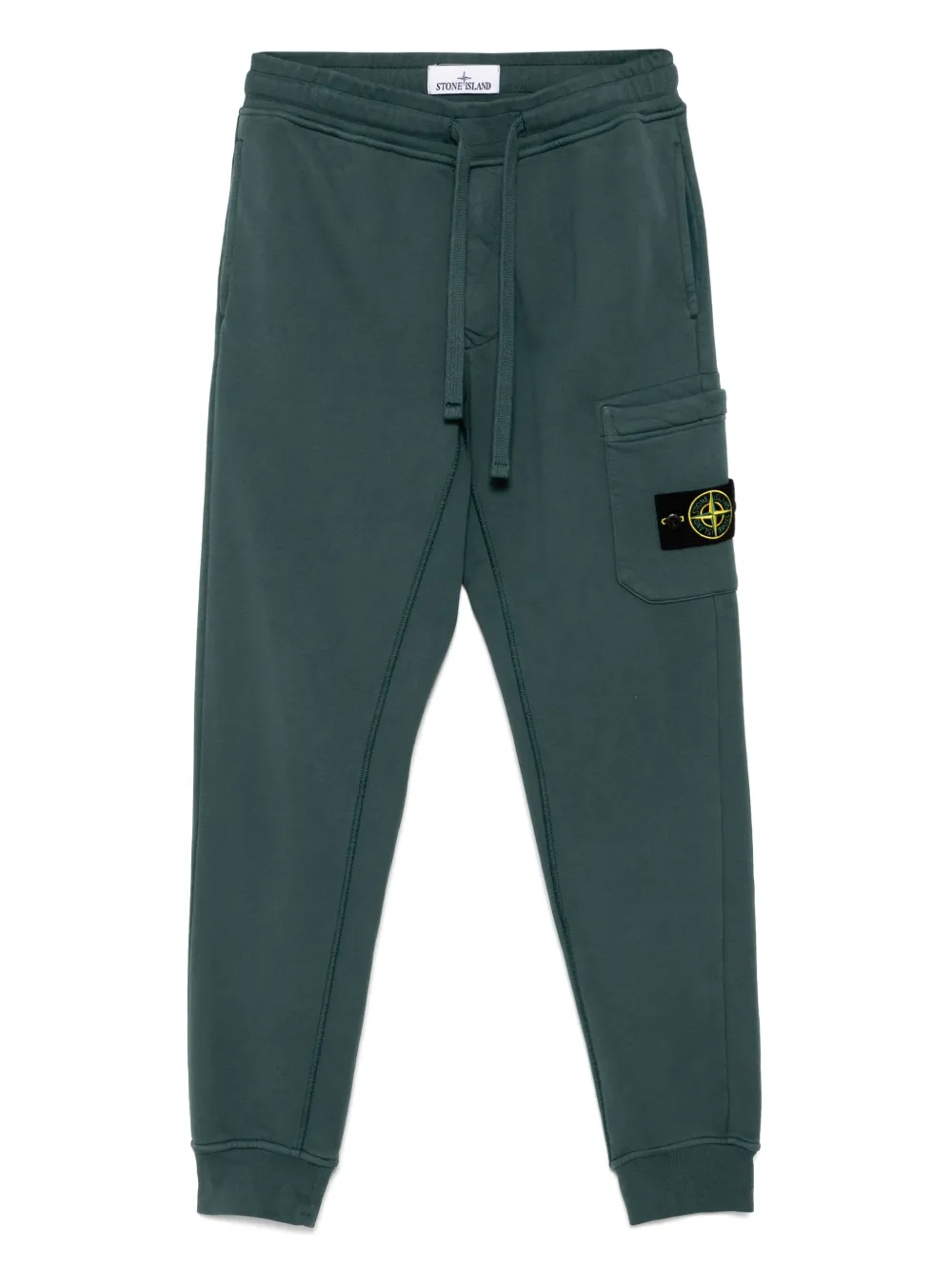 

Брюки с нашивкой-логотипом Stone Island, зеленый