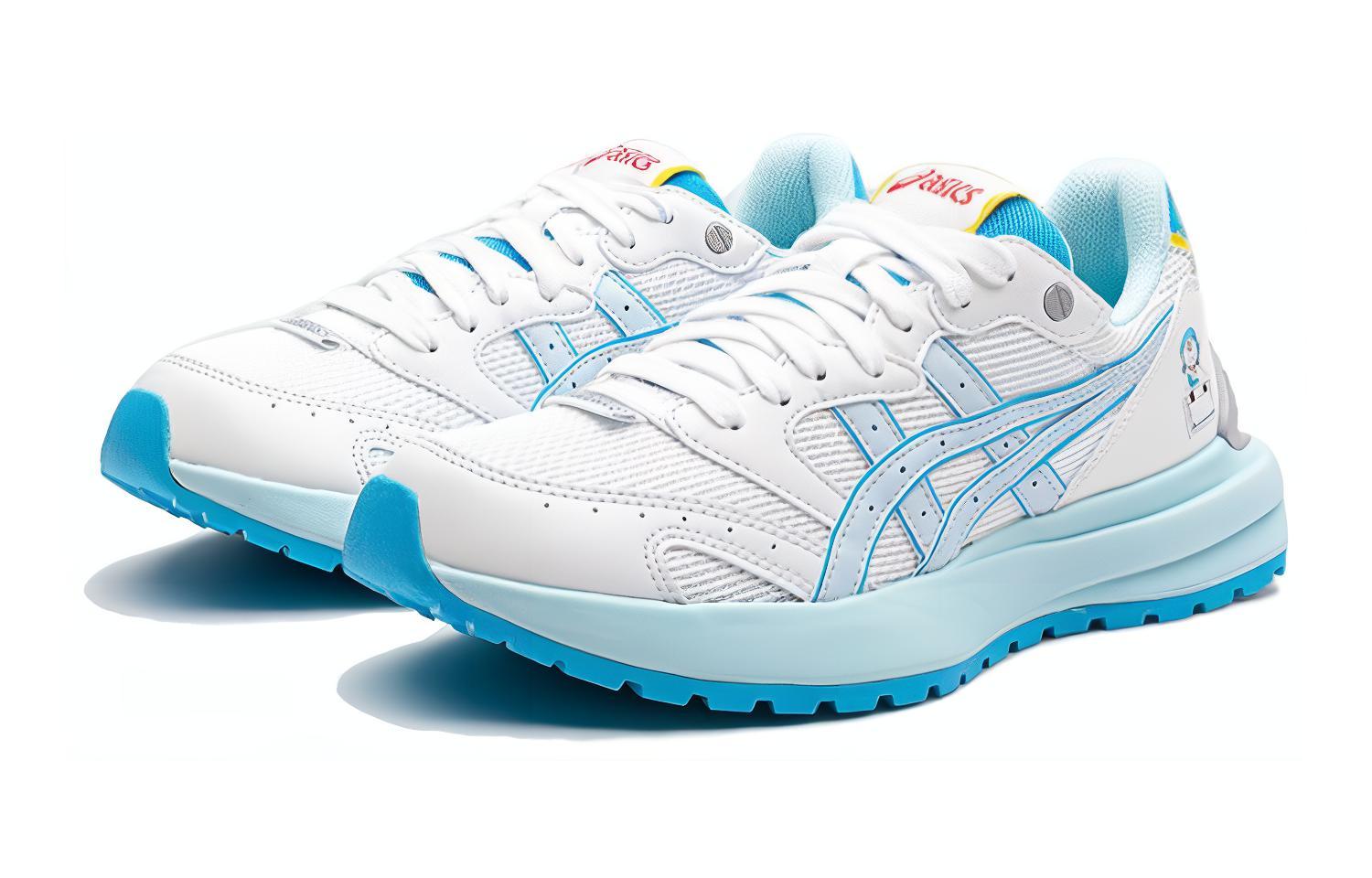 ASICS Doraemon x Tarther Sc Дышащие и износостойкие низкие кроссовки для детей White Blue Подростки — фото 4