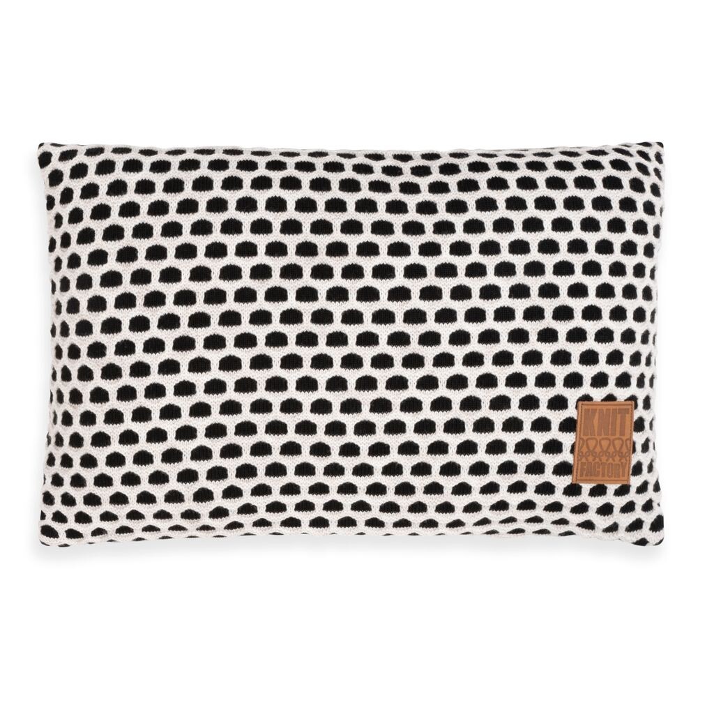 

Подушка Knit Factory Mila - Черный/Бежевый - 60x40 см