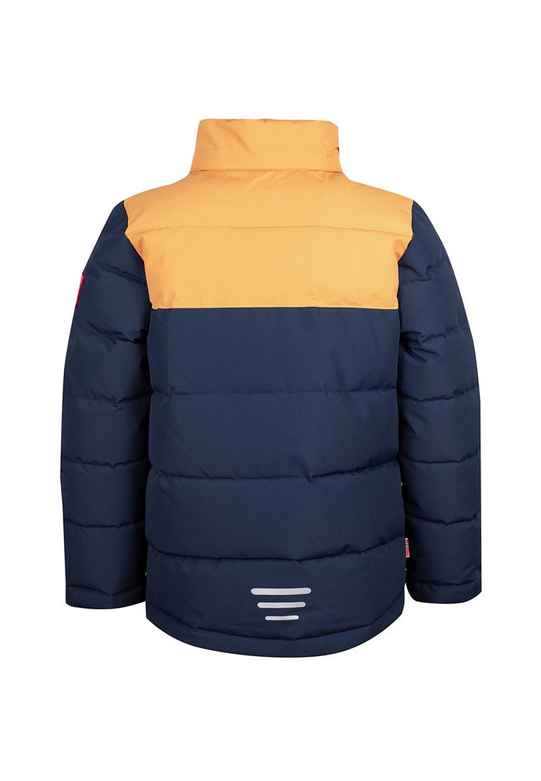 Зимняя куртка TROLLKIDS GRYLLEFJORD, Navy/Honey/Fireberry/Dark Blue — фото 4
