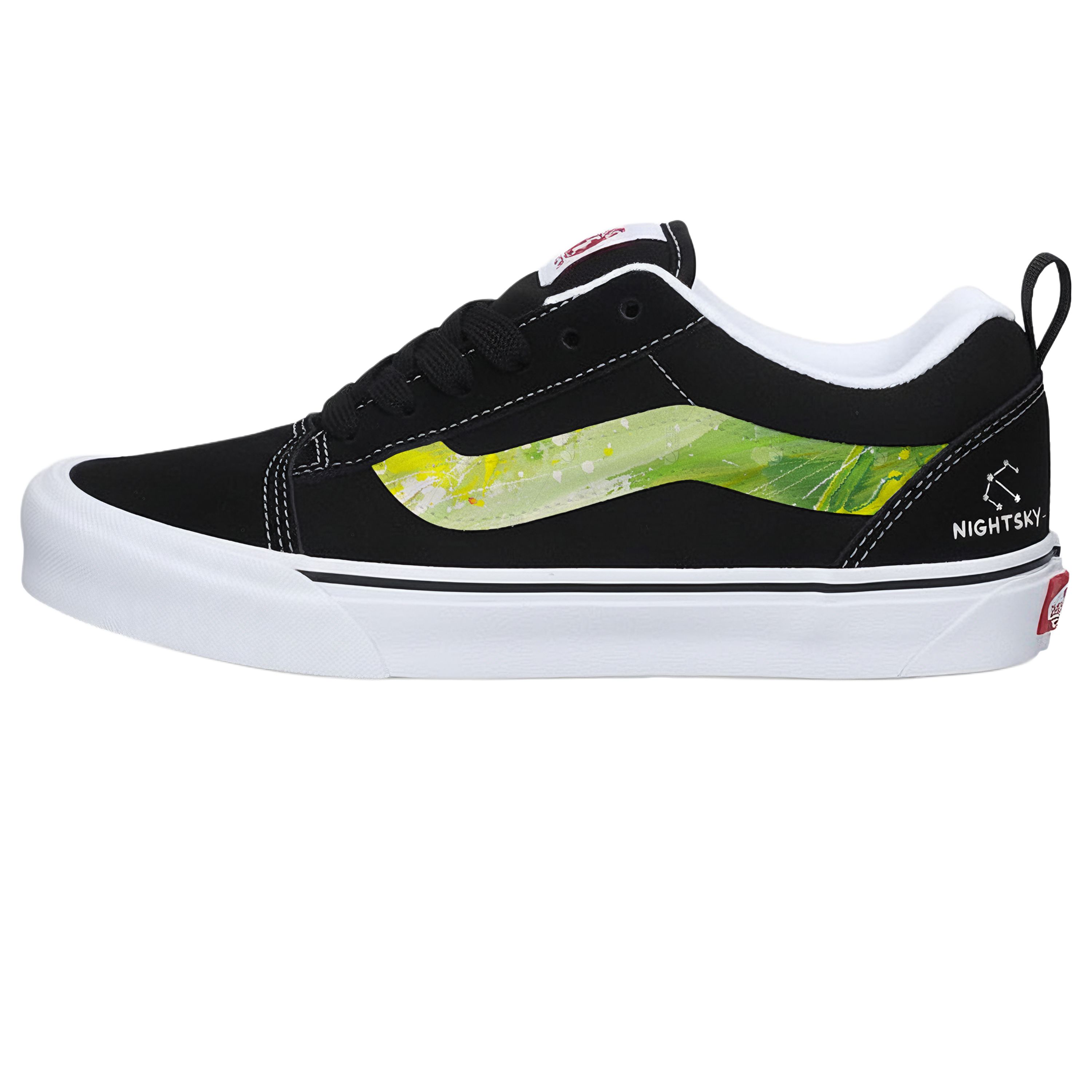 

Vans Knu Skool устойчивые к истиранию низкие кроссовки для скейтбординга Unisex Black