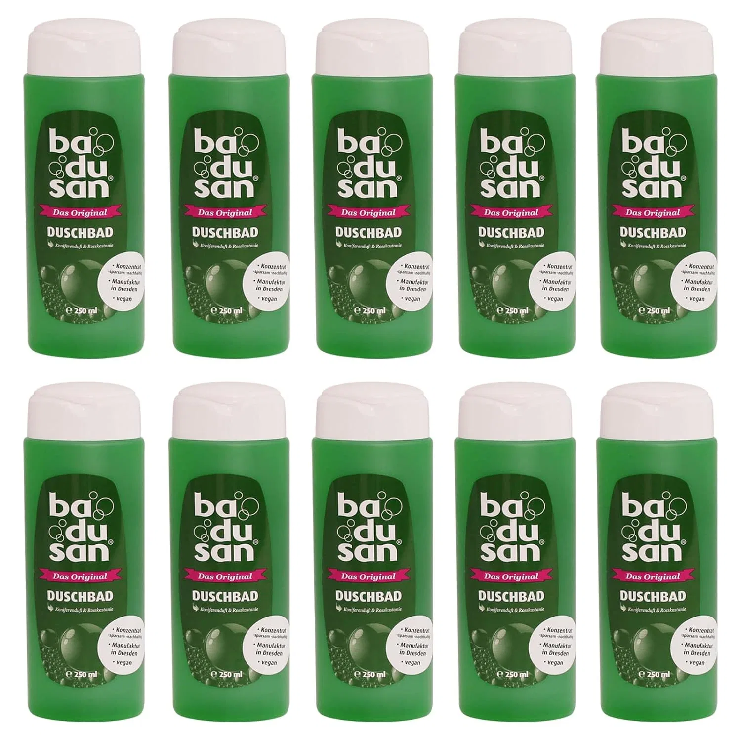 Набор гелей для душа Badusan The Original 10 x 250 мл Ba Du San