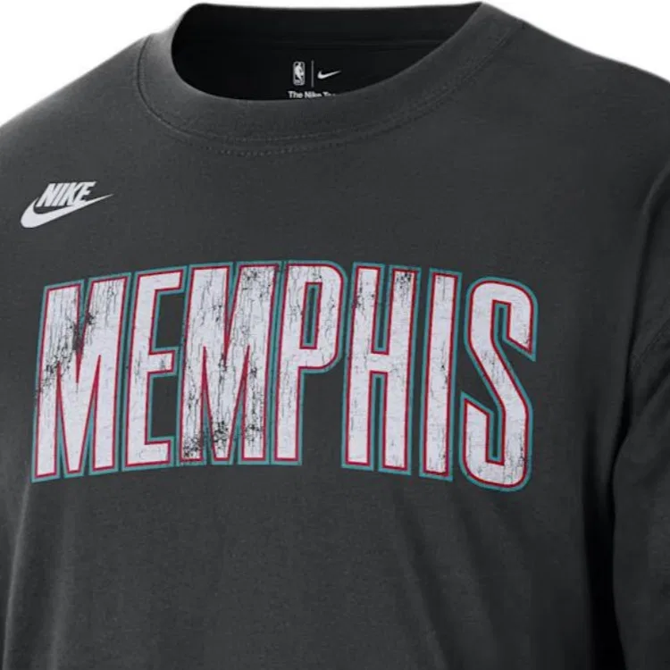 Футболка с длинным рукавом Nike Memphis Grizzlies Black — фото 4