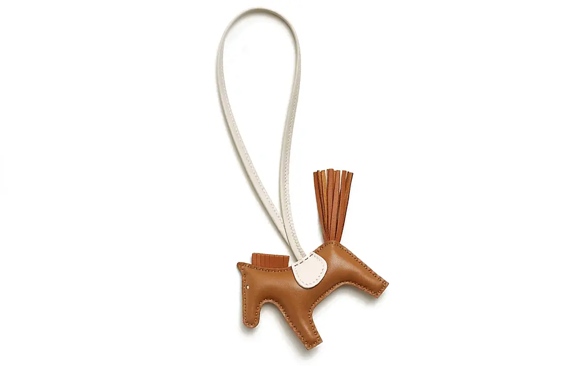 HERMES Кожаный аксессуар из ягнёнка унисекс коричневый, Brown — фото 4