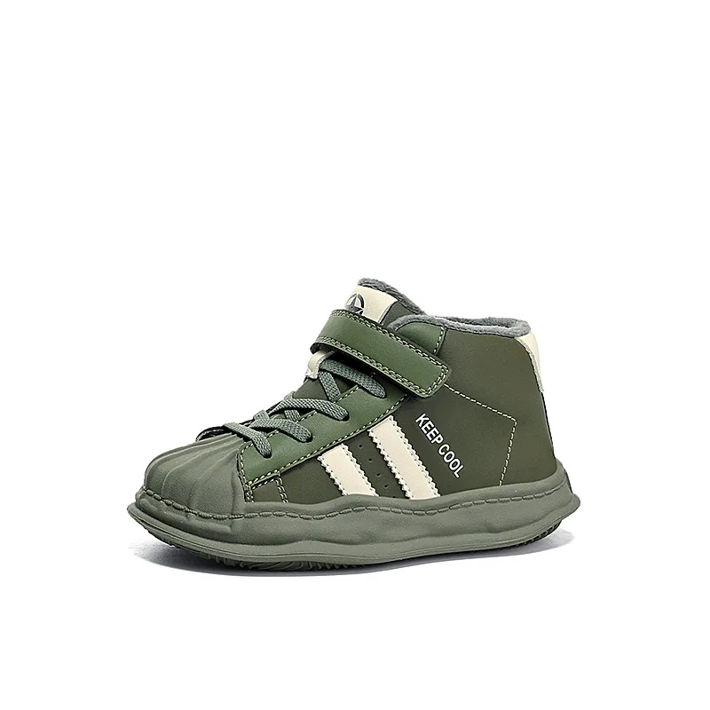 Jeep Детские скейтборд кроссовки mid top бело-зеленые — фото 3