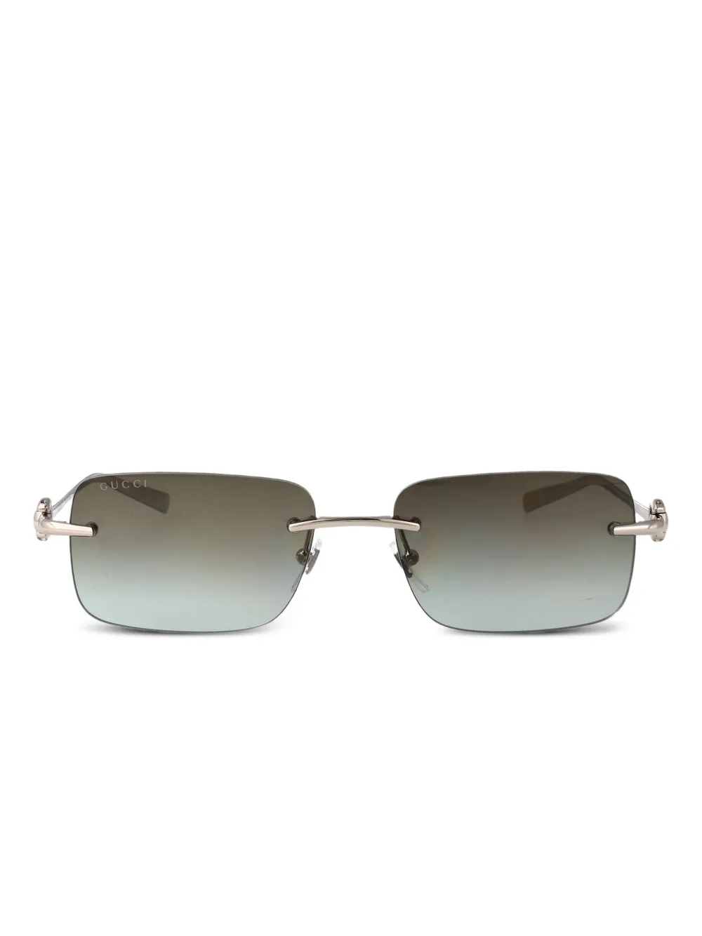 

Солнцезащитные очки в прямоугольной оправе Gucci Eyewear, серый