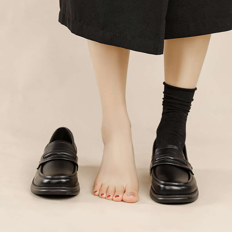 Туфли женские повседневные Women's Casual Shoes Women's Black Captain Illy — фото 3