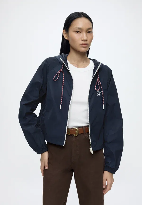 Ветровка Tommy Hilfiger, темно-синяя ночь — фото 4