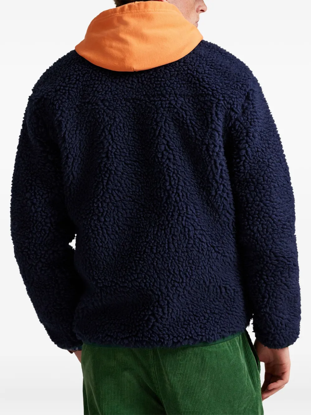 Флисовая куртка на молнии POLO RALPH LAUREN, синий — фото 4