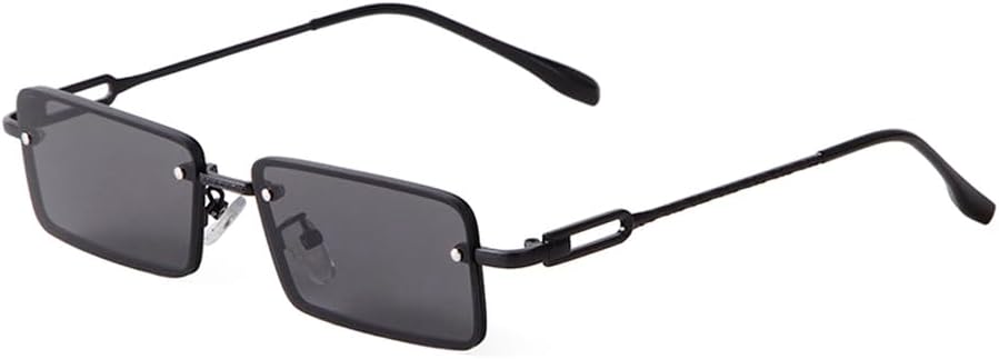 

Модные винтажные солнцезащитные очки маленького размера для женщин и мужчин, ретро-стиль, градиентные линзы, металлические прямоугольные солнцезащитные очки generic, C1