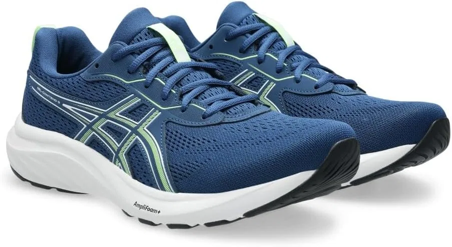 Кроссовки ASICS Gel-Contend 9, Twilight Blue Illuminate Green — фото 3