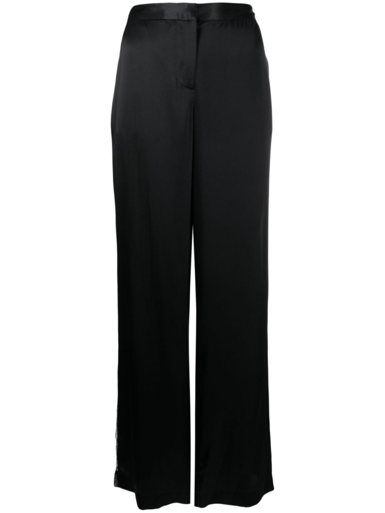 

Kiki de Montparnasse tuxedo silk trousers, черный