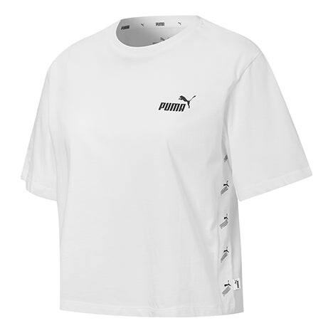 

Футболка printed logoshort sleeve tee white Puma, белый