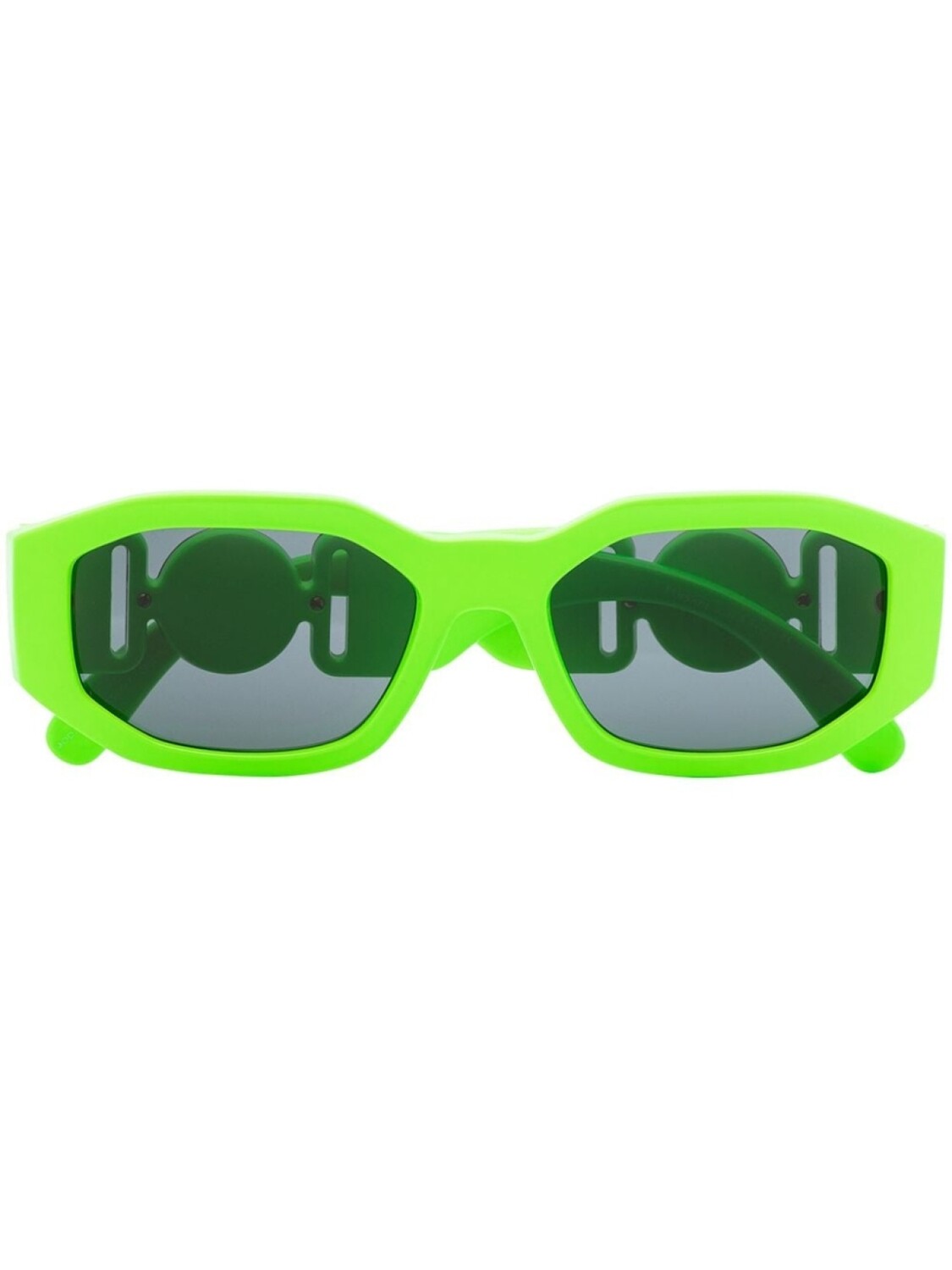 

Versace Eyewear солнцезащитные очки Biggie с декором Medusa, зеленый