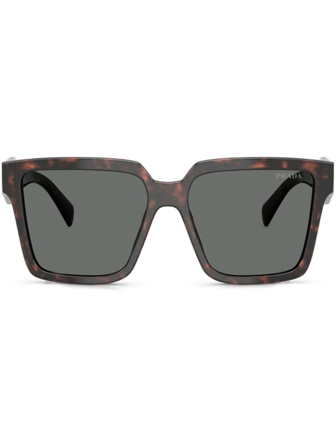 

Солнцезащитные очки в квадратной оправе Prada Eyewear, коричневый