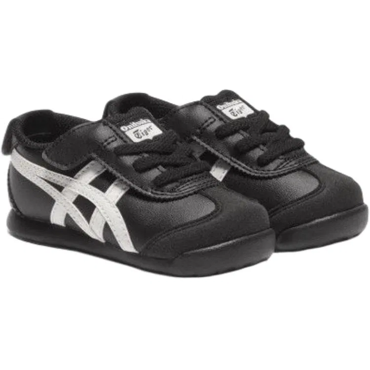 Кроссовки MEXICO 66 низкие для малышей Black White Onitsuka Tiger — фото 4
