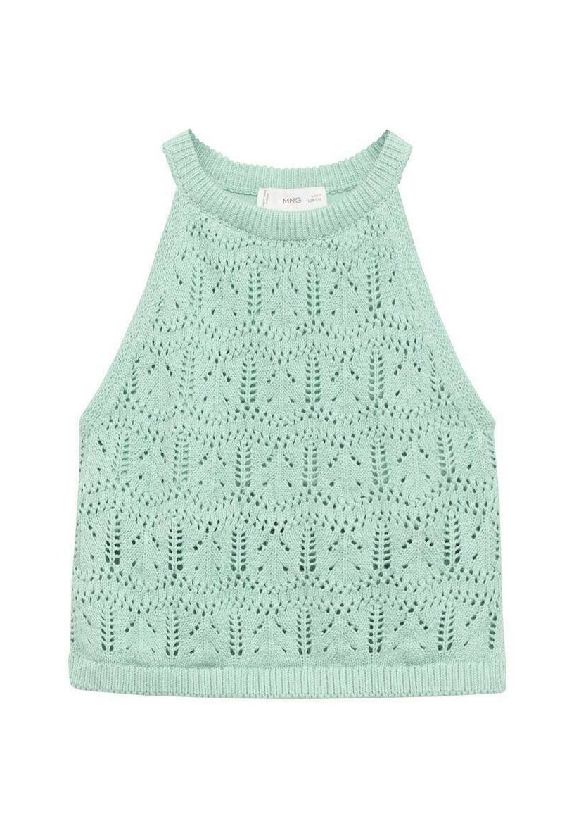 

Свитер Mango Kids, светло-зеленый