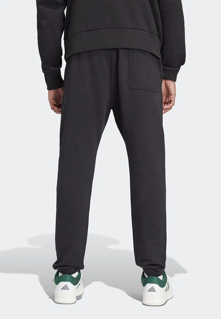 Брюки повседневные, French Terry, Regular Tapered, ALL SZN Adidas, черный — фото 2